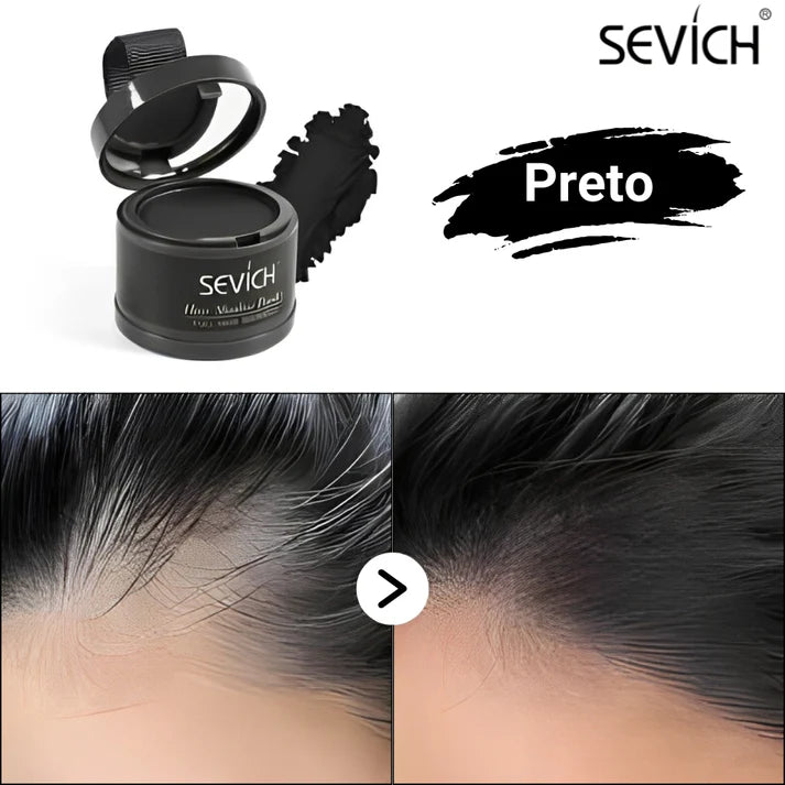 Pó Maquiagem P/ Cabelo A Prova D'Água Max – Fim Cabelos Brancos