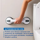 Barra De Apoio Para Banheiro Portátil SafeGrip – Fim das Quedas no Banheiro