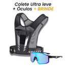 Colete Ultraleve + Óculos Esportivo Uv Plus – Segurança e Conforto