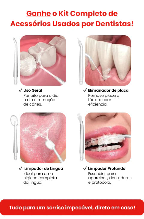 Oralflow Max + Kit De Acessórios Grátis! – Dentes Sempre Limpos