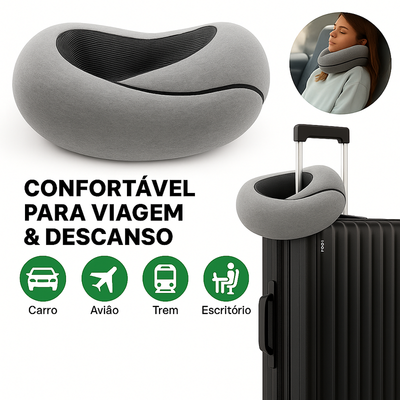 Travesseiro De Viagem Snugfly Pro – Conforto r Fim das Dores no Pescoço