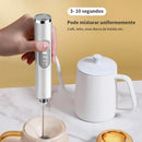 Batedor Misturador Mixer Elétrico Para Bebidas Leite Café Portátil Pro – Bebida Pronta Rapidamente