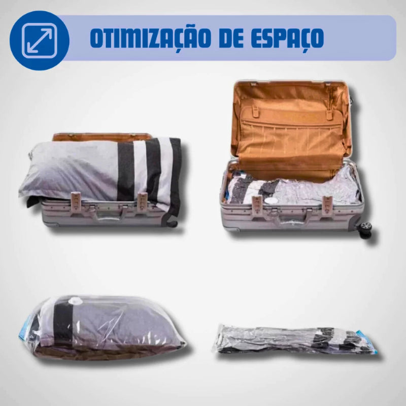 Kit Compactador com Bomba Elétrica SmartVac – Mais Espaço em Segundos