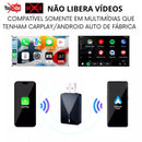 Adaptador de Carplay e Android Auto sem Fio CarLink