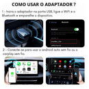 Adaptador de Carplay e Android Auto sem Fio CarLink