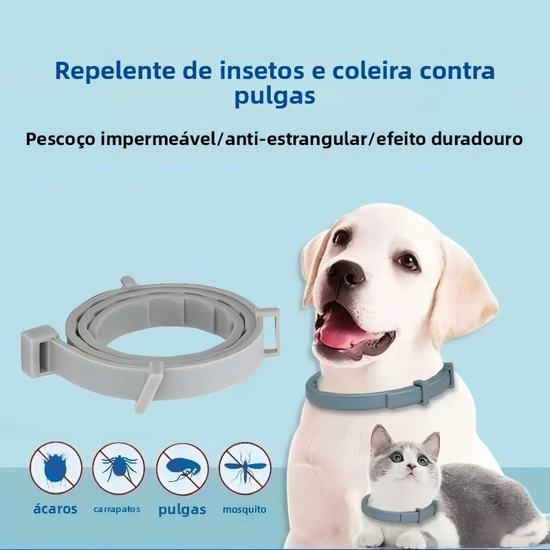 Colar Anti Pulgas E Carrapatos Max – Cães e Gatos Saudáveis
