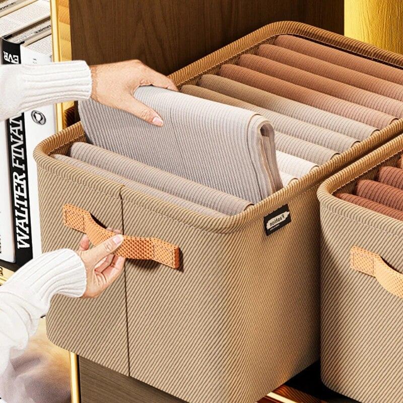 CAIXA ORGANIZADORA DE ROUPAS DOBRÁVEL - COMPRE 1 LEVE 4