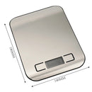 Balança Digital de Cozinha Inox PrecisionScale – Alta Precisão até 10kg