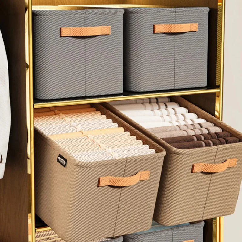 CAIXA ORGANIZADORA DE ROUPAS DOBRÁVEL - COMPRE 1 LEVE 4