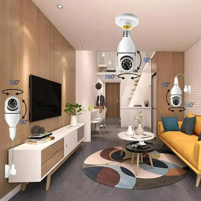 Câmera de Segurança Wifi IP Sem Fio 360 ProSafety - Segurança Invisível em Tempo Real
