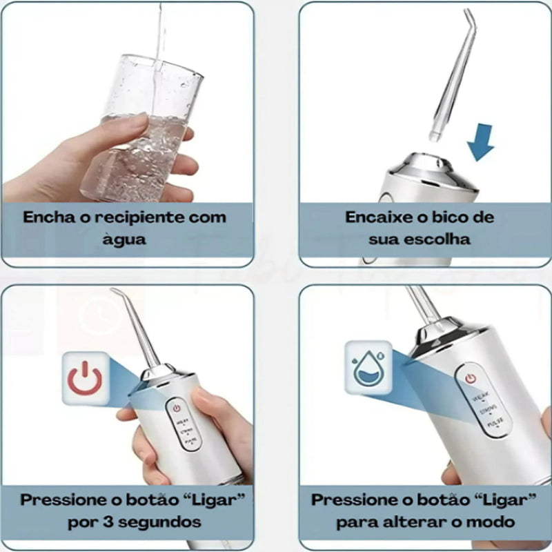 Oralflow Max + Kit De Acessórios Grátis! – Dentes Sempre Limpos