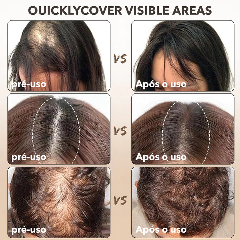 Pó Maquiagem P/ Cabelo A Prova D'Água Max – Fim Cabelos Brancos